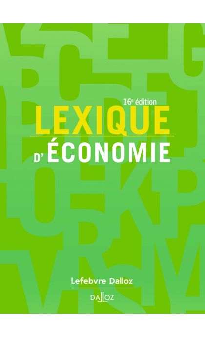 Lexique d'économie