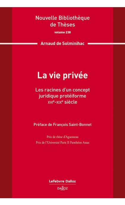 La vie privée. Volume 238