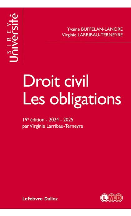 Droit civil. Les obligations