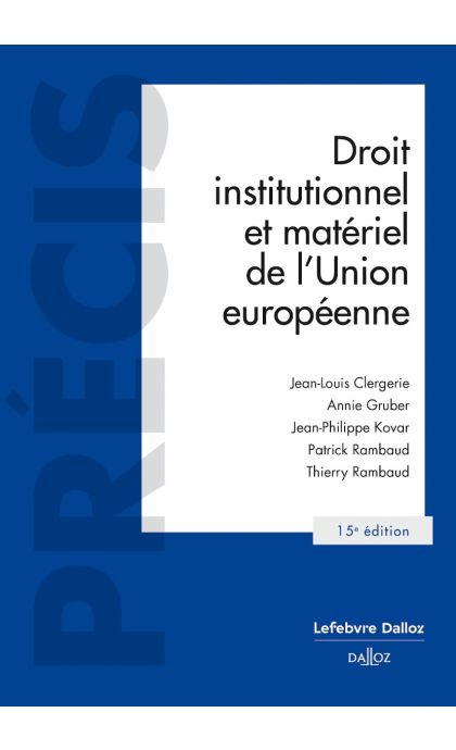 Droit institutionnel et matériel de l'Union européenne