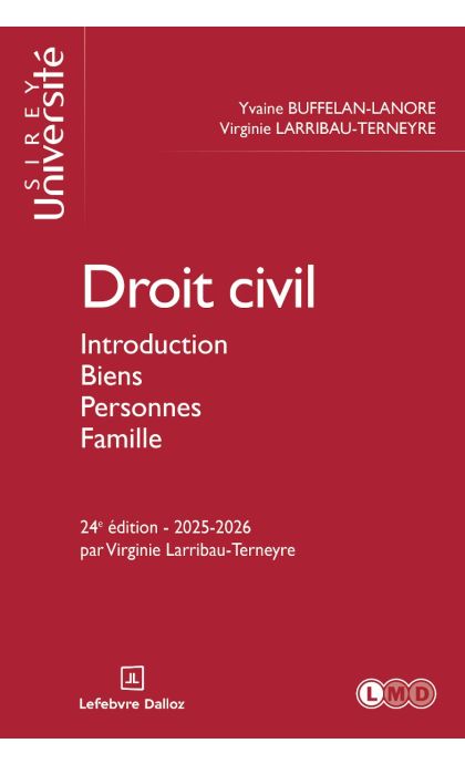 Droit civil. Introduction Biens Personnes Famille