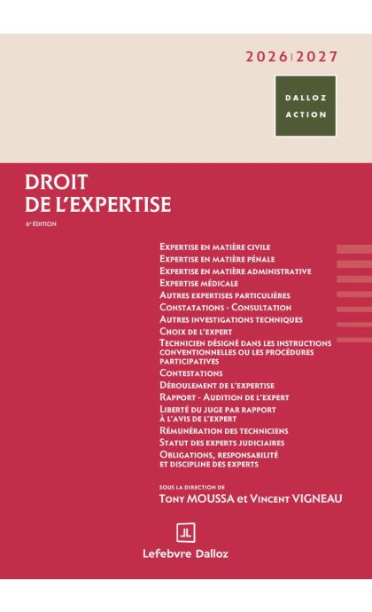 Droit de l'expertise 2026/2027