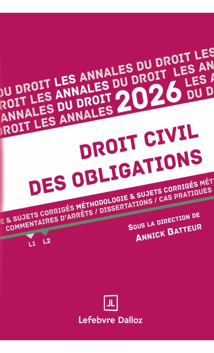 Annales droit civil des obligations 2026