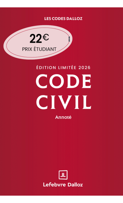 Code civil Edition limitée 2026