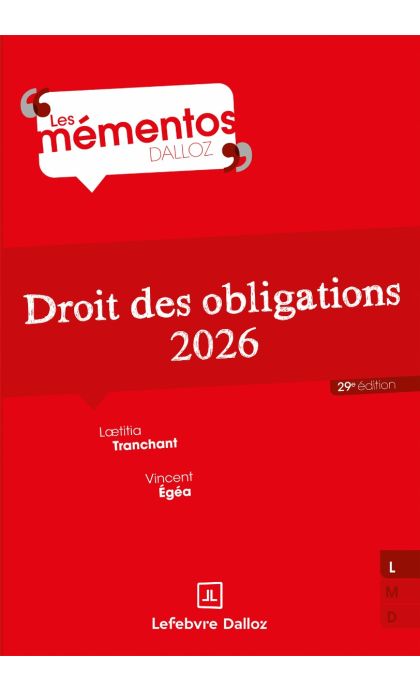 Droit des obligations 2026