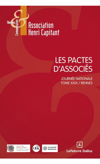 Les pactes d'associés