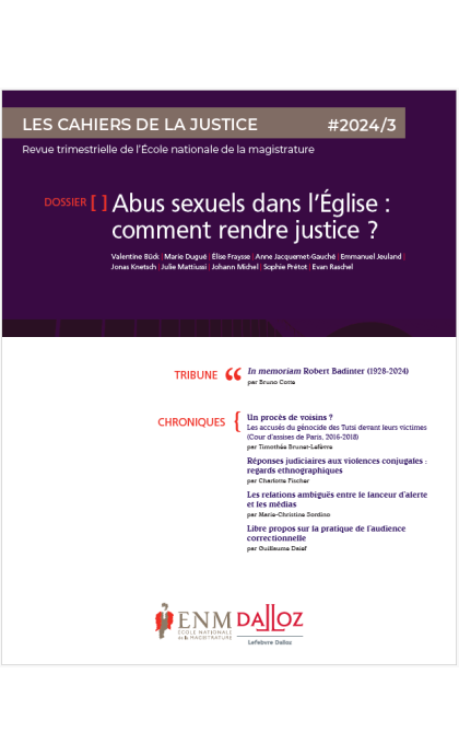 Les Cahiers de la justice