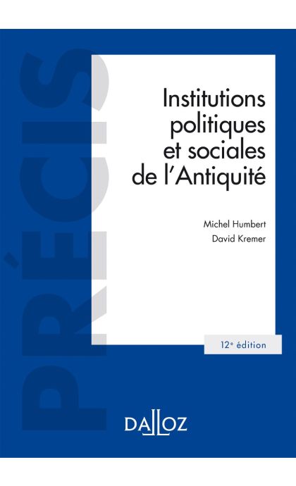 Institutions politiques et sociales de l'Antiquité
