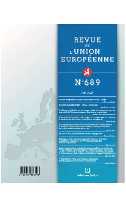 Revue de l'union européenne