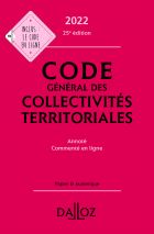Code général des collectivités territoriales 2022, annoté