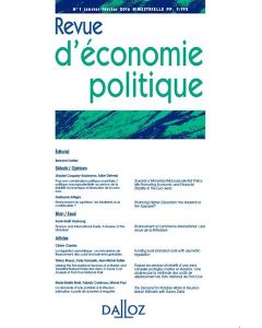 Revue d'économie politique