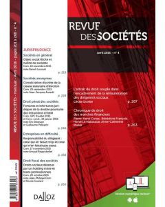Revue des sociétés