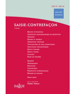 Saisie-contrefaçon 2013/2014