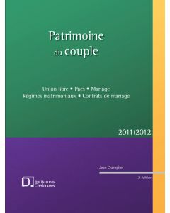 Patrimoine du couple 2011/2012