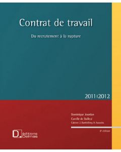 Contrat de travail 2011/2012 + CD Rom