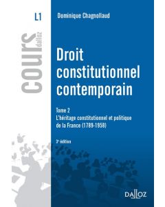 Droit constitutionnel contemporain Tome 2