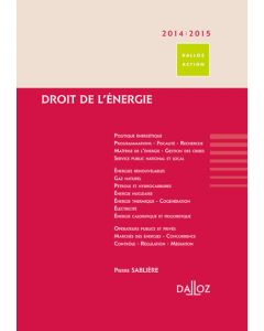 Droit de l'énergie 2014/15