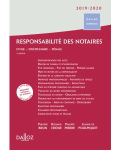 Responsabilité des notaires 2019/2020