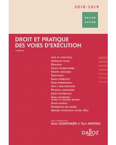 Droit et pratique des voies d'exécution 2018/2019