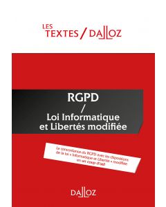 Textes RGPD + Loi informatique et libertés de 1978 modifiée