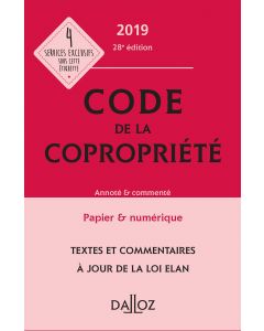 Code de la copropriété 2019, Annoté & commenté