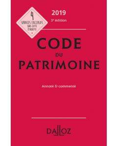 Code du patrimoine 2019, annoté et commenté