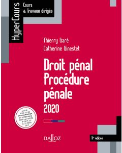 Droit pénal. Procédure pénale 2020