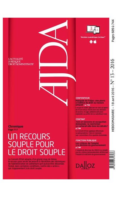 AJDA (-50% sur votre Revue 2021)