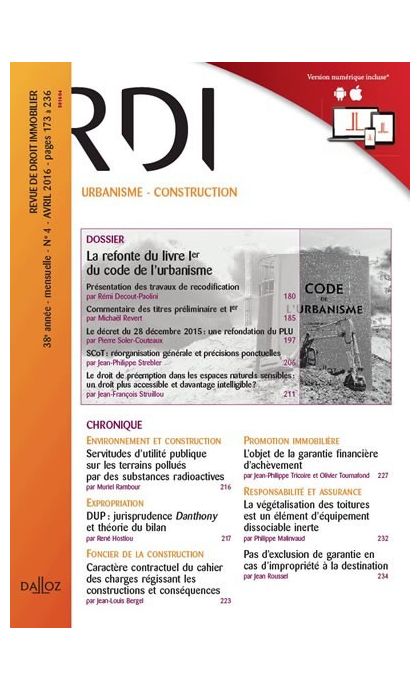 RDI (-50% sur votre Revue 2021)
