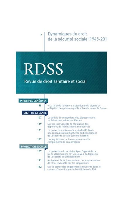 RDSS (-50% sur votre Revue 2021)