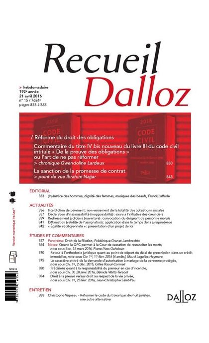 Recueil Dalloz