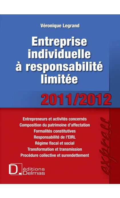 Entreprise individuelle à responsabilité limitée 2011/2012