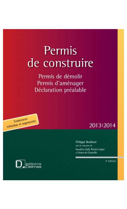 Permis de construire 2013/2014