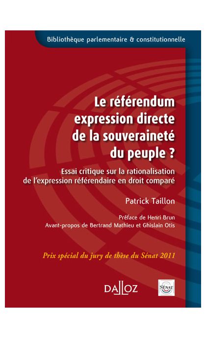 Le référendum expression directe de la souveraineté du peuple ?