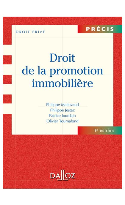 Droit de la promotion immobilière