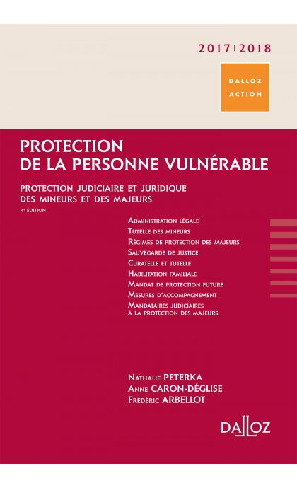 Protection de la personne vulnérable 2017/2018