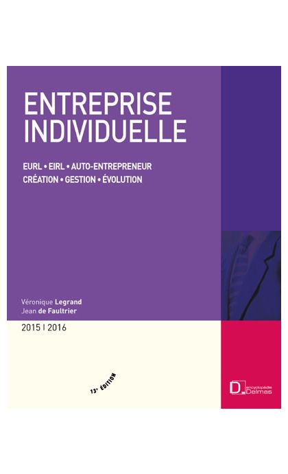 Entreprise individuelle 2015/2016
