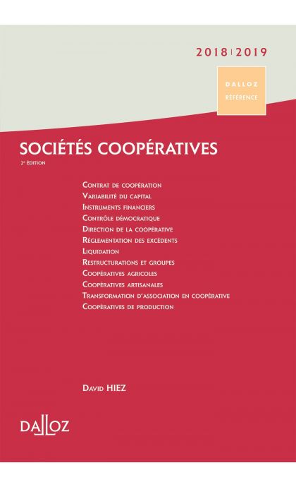 Sociétés coopératives 2018/19