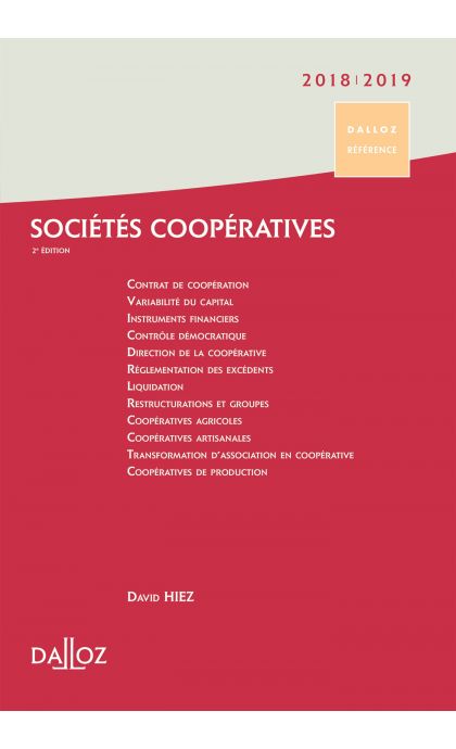 Sociétés coopératives 2018/19