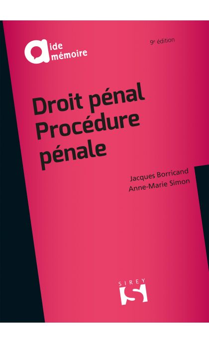 Droit pénal, procédure pénale