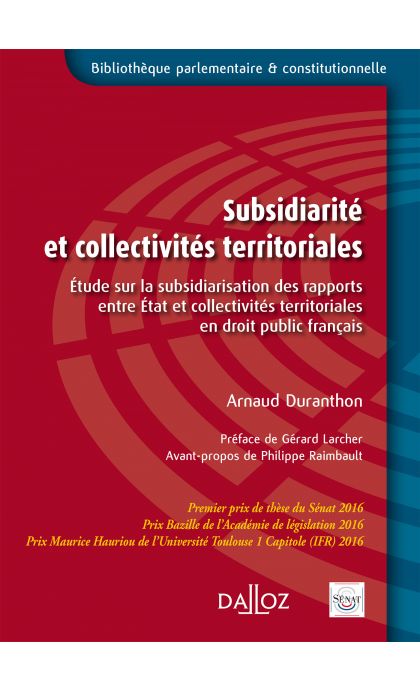 Subsidiarité et collectivités territoriales