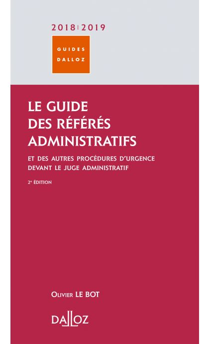Le guide des référés administratifs 2018/2019