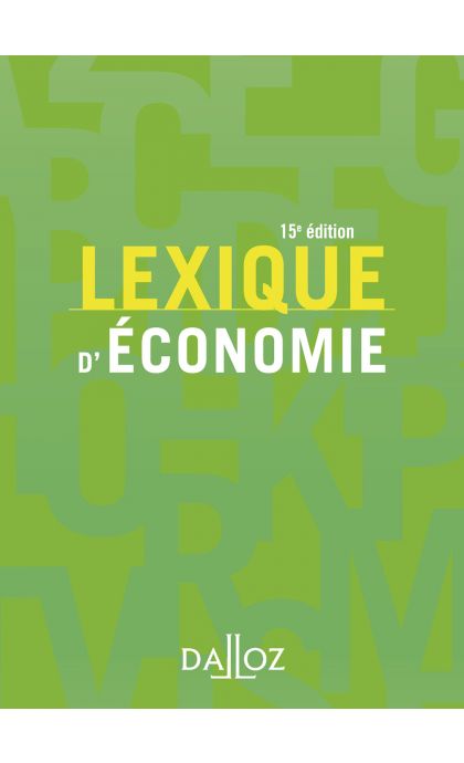 Lexique d'économie