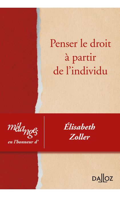 Mélanges en l'honneur d'Elisabeth Zoller