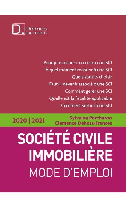 Société civile immobilière 2019/20