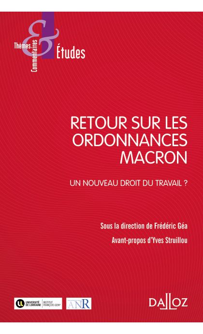 Retour sur les ordonnances Macron.