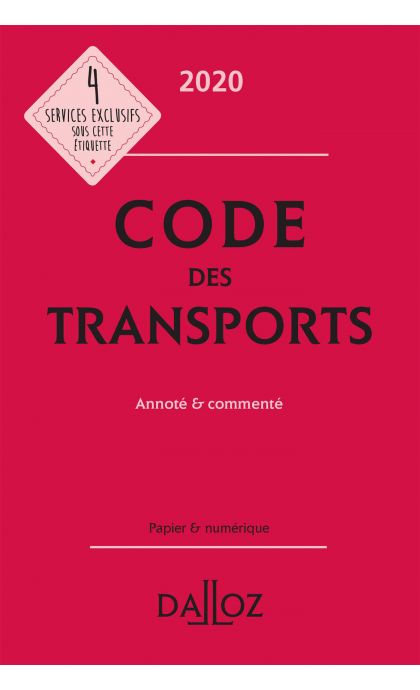 Code des transports 2020, annoté & commenté