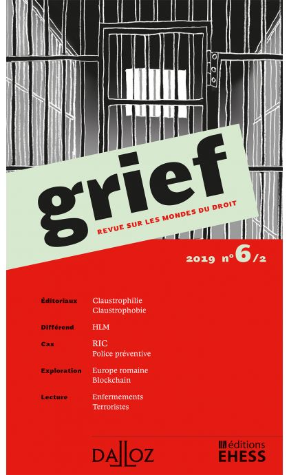 Grief. Revue sur les mondes du droit 2019 n°6/2