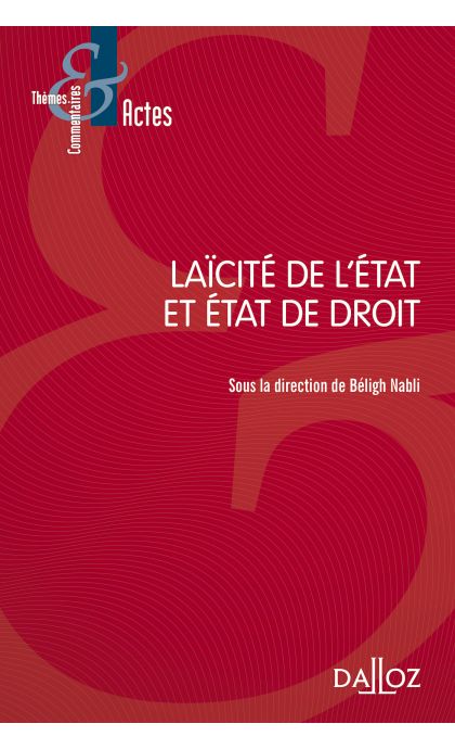 Laïcité de l'Etat et Etat de droit