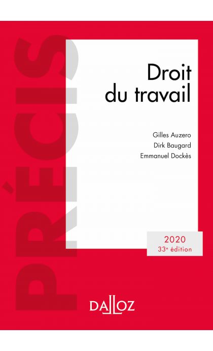 Droit du travail 2020